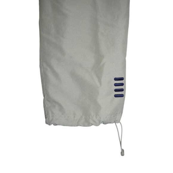 Vintage FILA Track Pants XL (Youth 16) – Gray Nylon Windbreaker Drawstring Hems - Picture 2 of 6